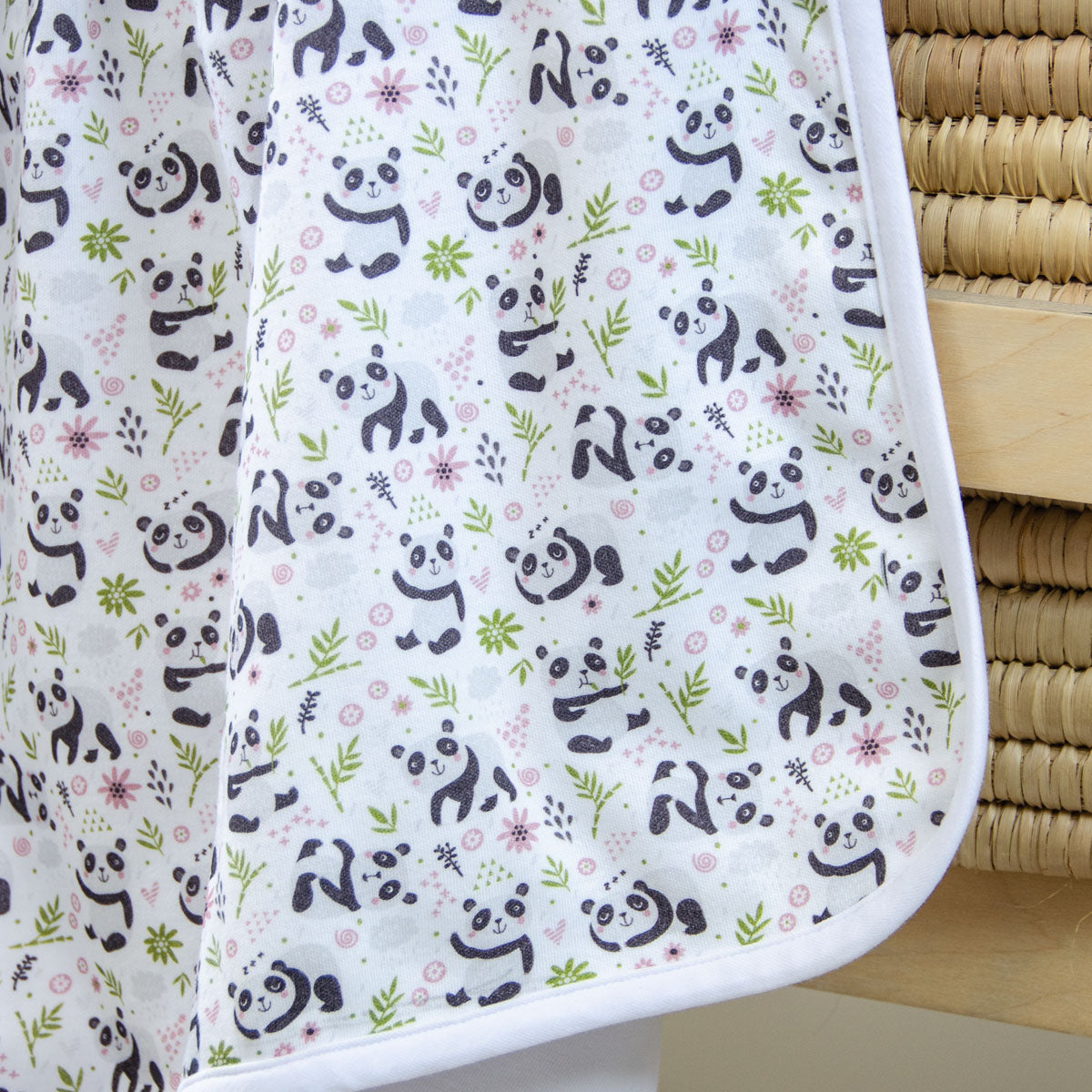 Playful Panda Blanket & Hat Gift Set