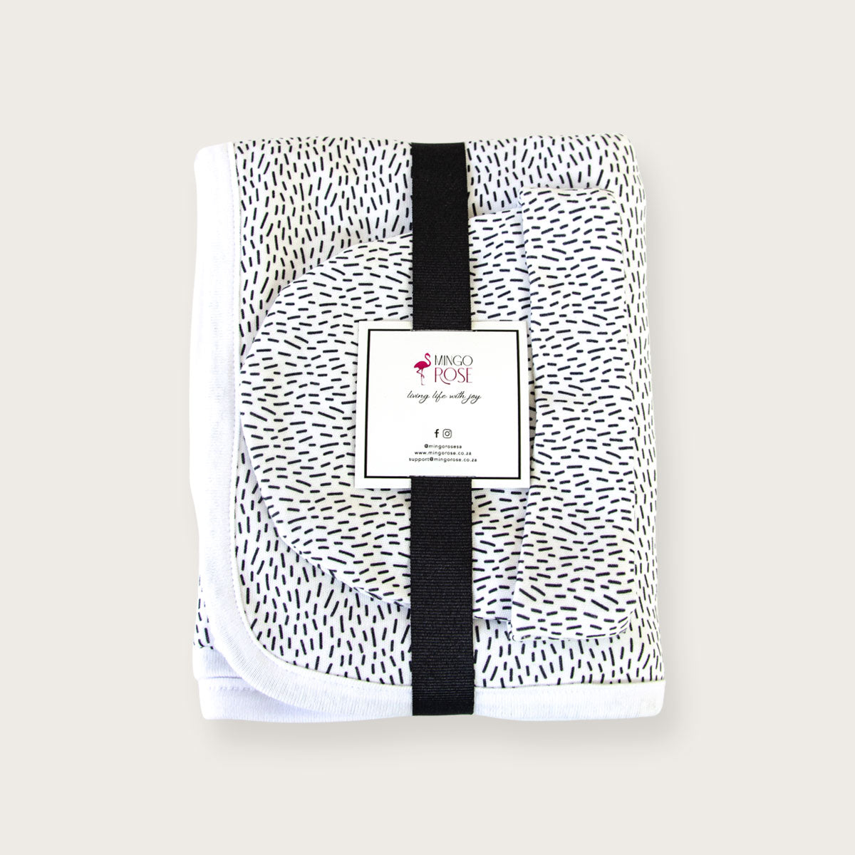 Zesty Zebra Blanket & Hat Gift Set