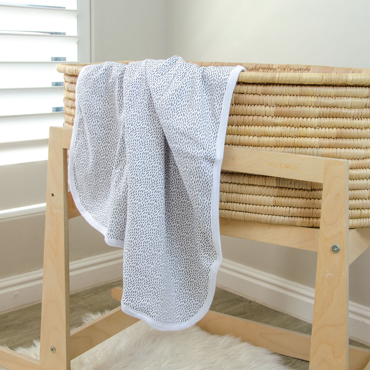 Zesty Zebra Blanket & Hat Gift Set