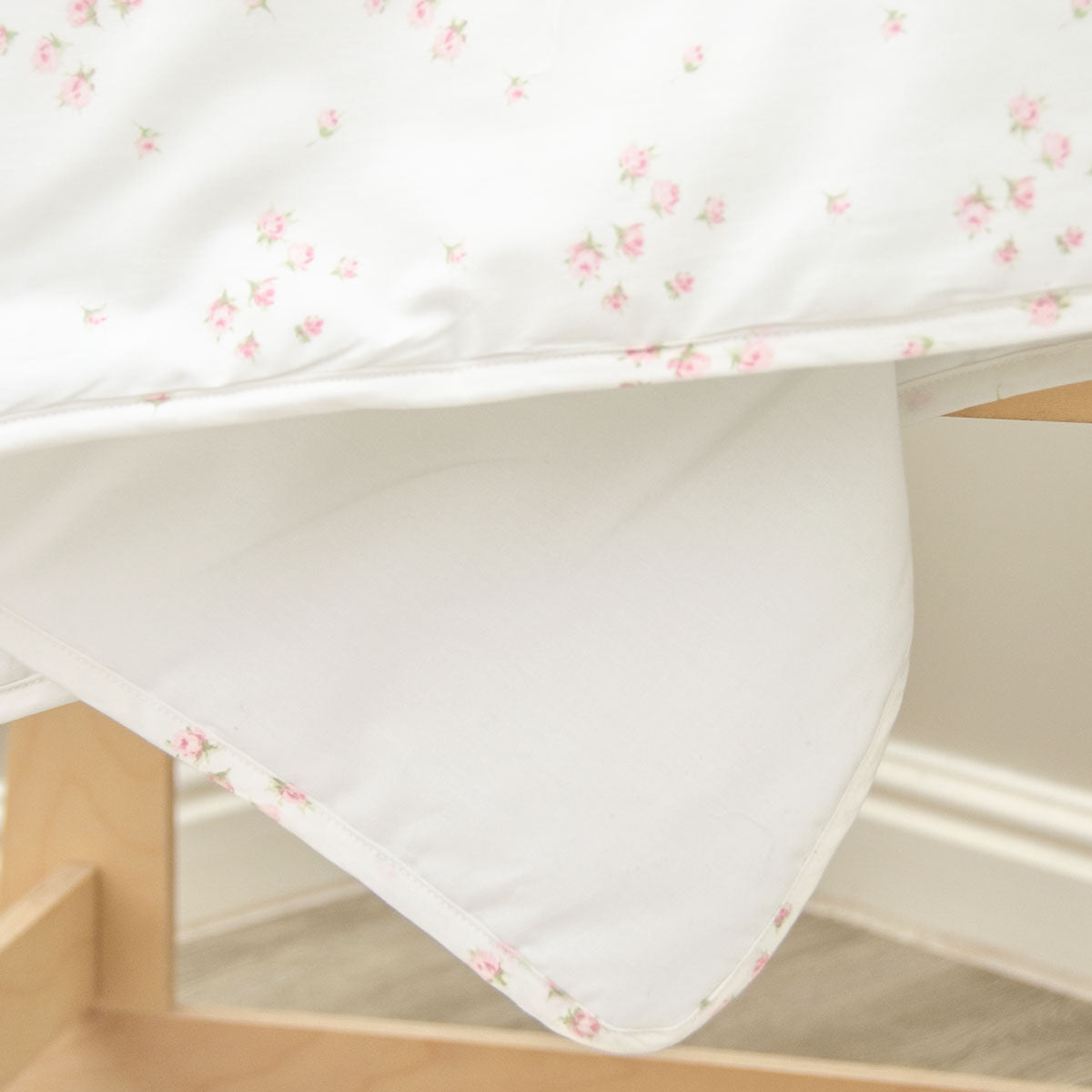 Pink Rose Cot Comforter