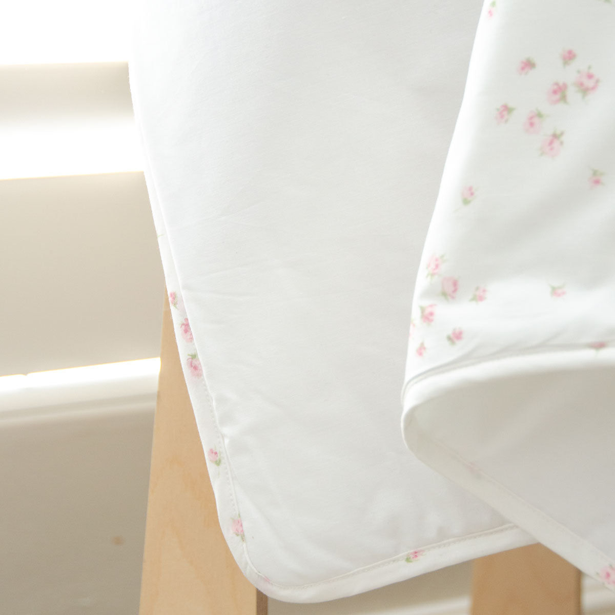 Pink Rose Cot Comforter