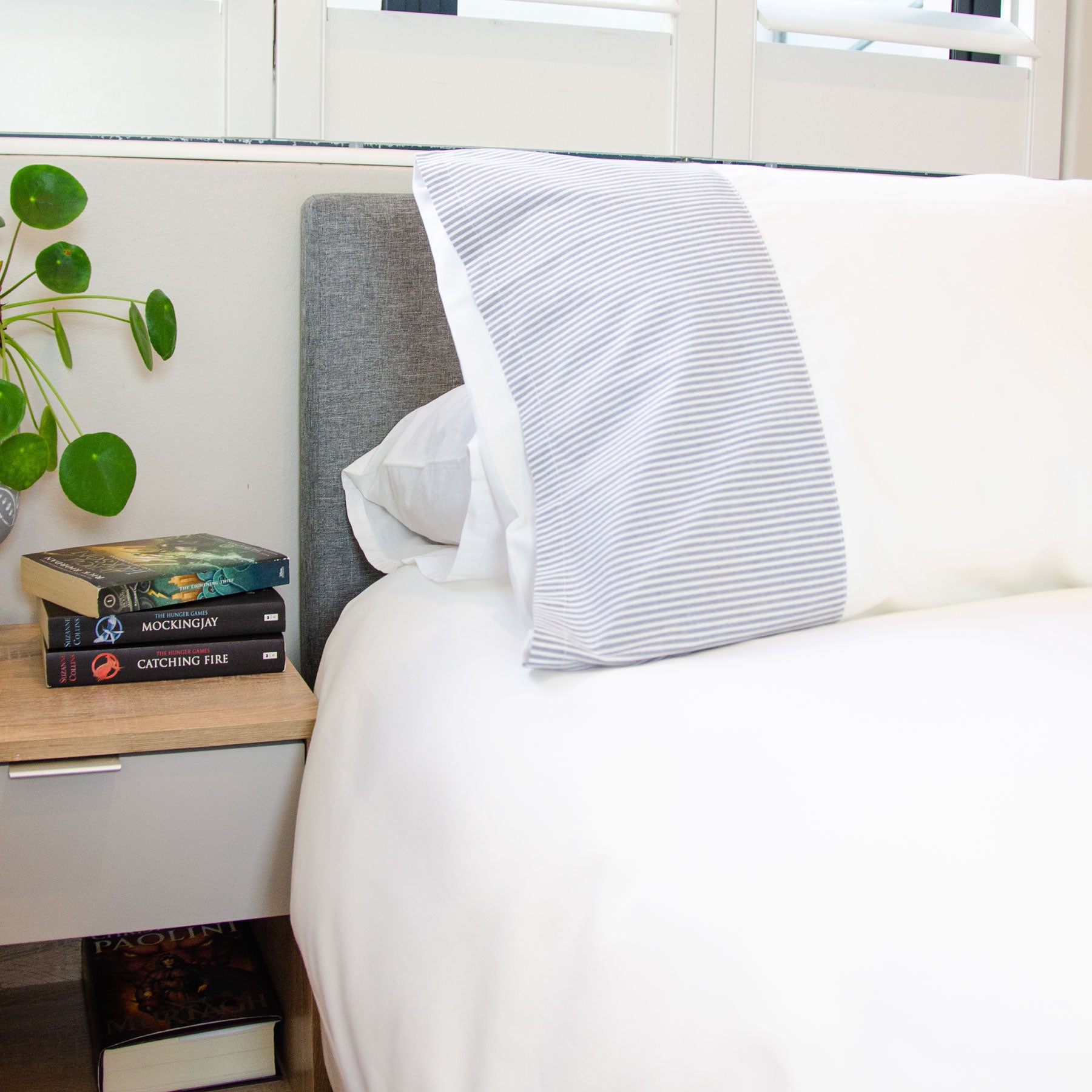 Striped Duvet Cover & Pillowcase Set