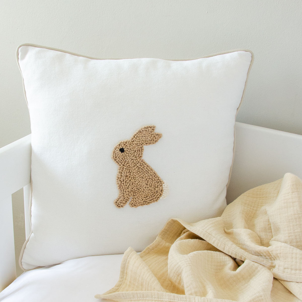 Hand-Made Bunny Decor Cushion