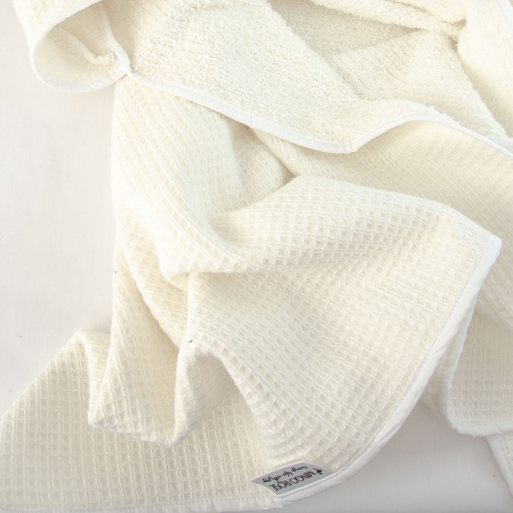 Waffle-Weave Hooded Towel