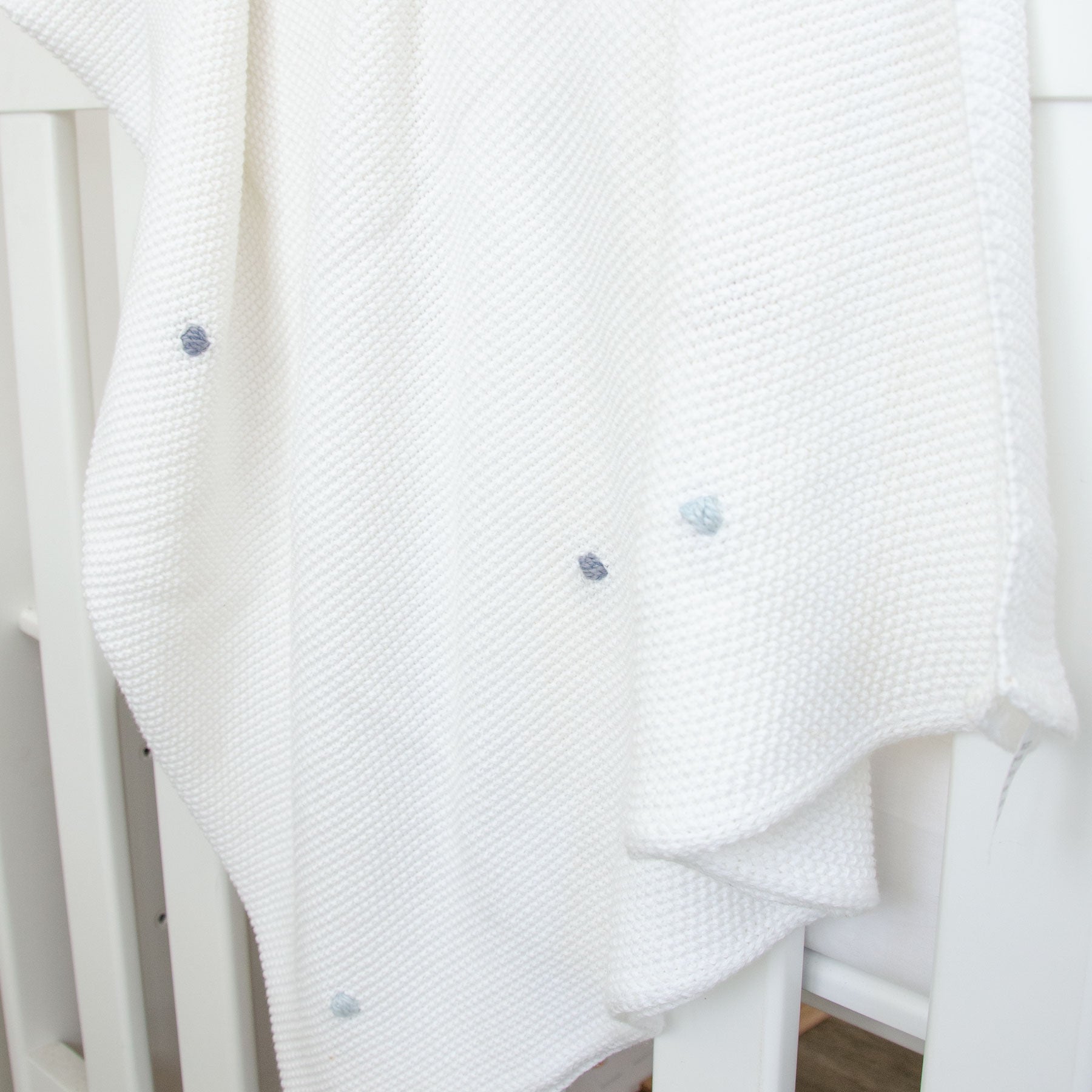 Hand-Stitched Crocheted Cot Blanket