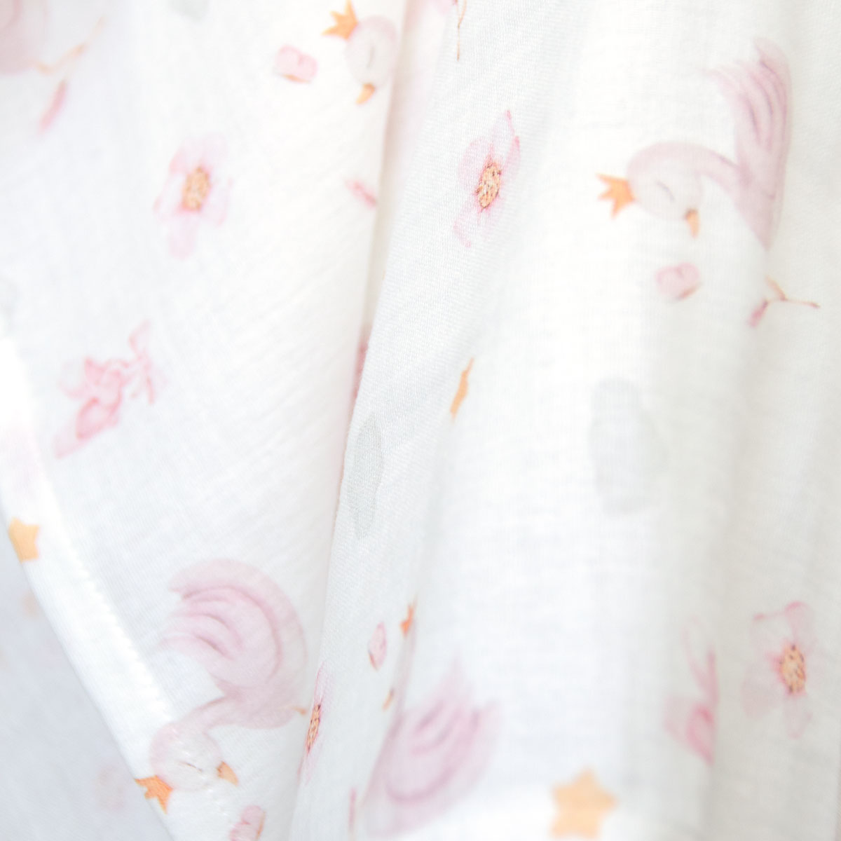 Swan Muslin Blanket Swaddles