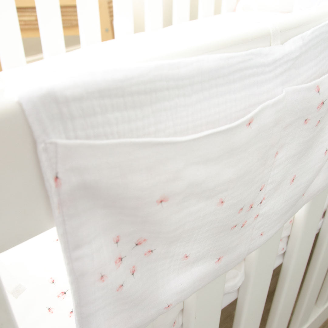 Pink Rose Cot Organiser