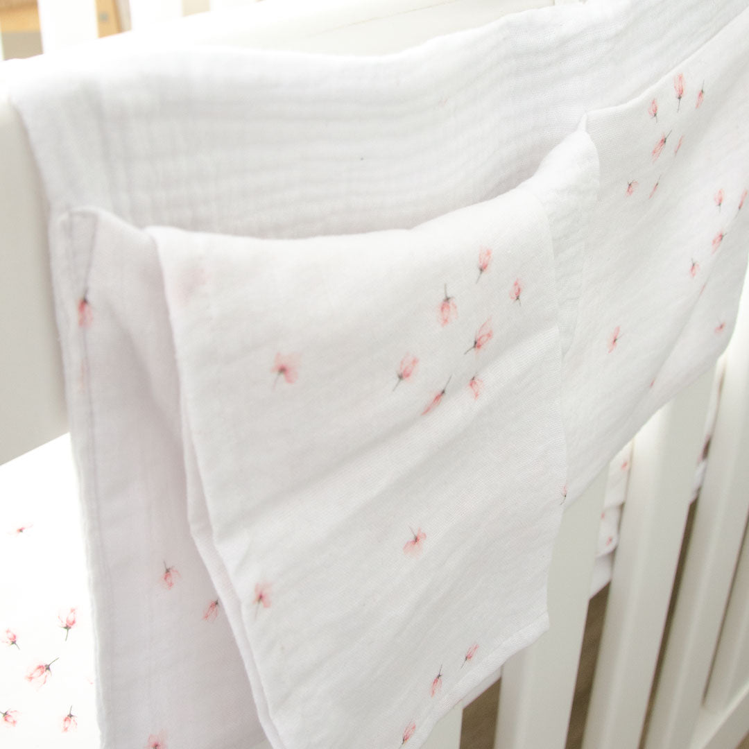 Pink Rose Cot Organiser