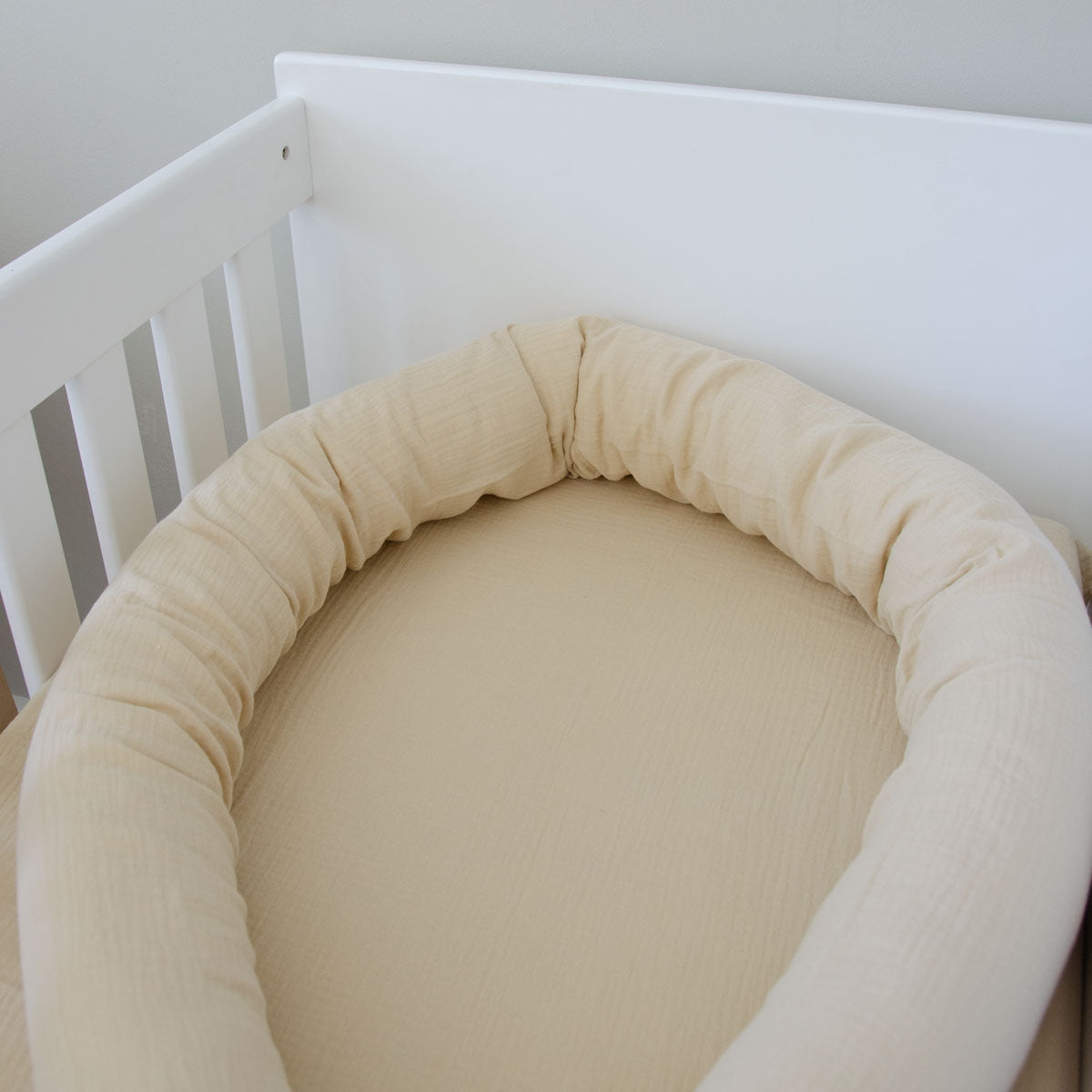 Muslin Cot Noodle Bumper