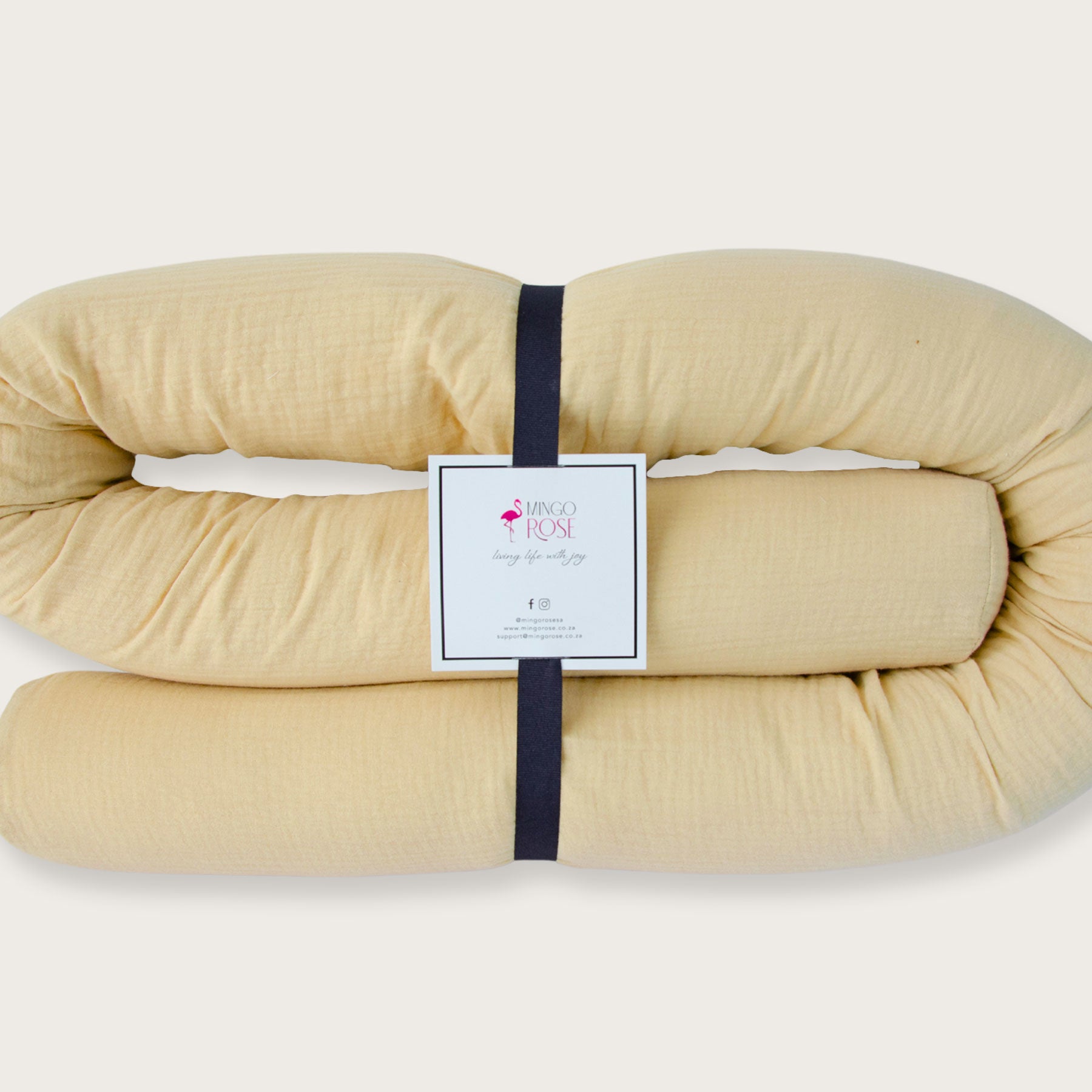 Muslin Cot Noodle Bumper