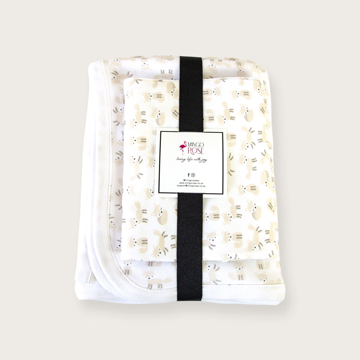 Fabulous Fox Blanket &amp; Hat Gift Set