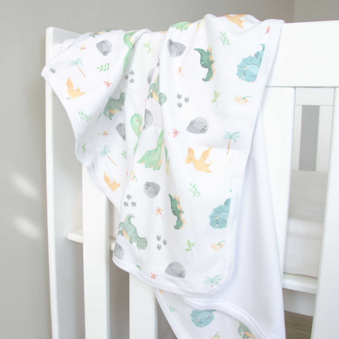 Delightful Dino Blanket &amp; Hat Gift Set