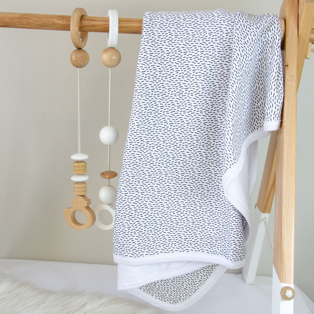 Zesty Zebra Blanket & Hat Gift Set