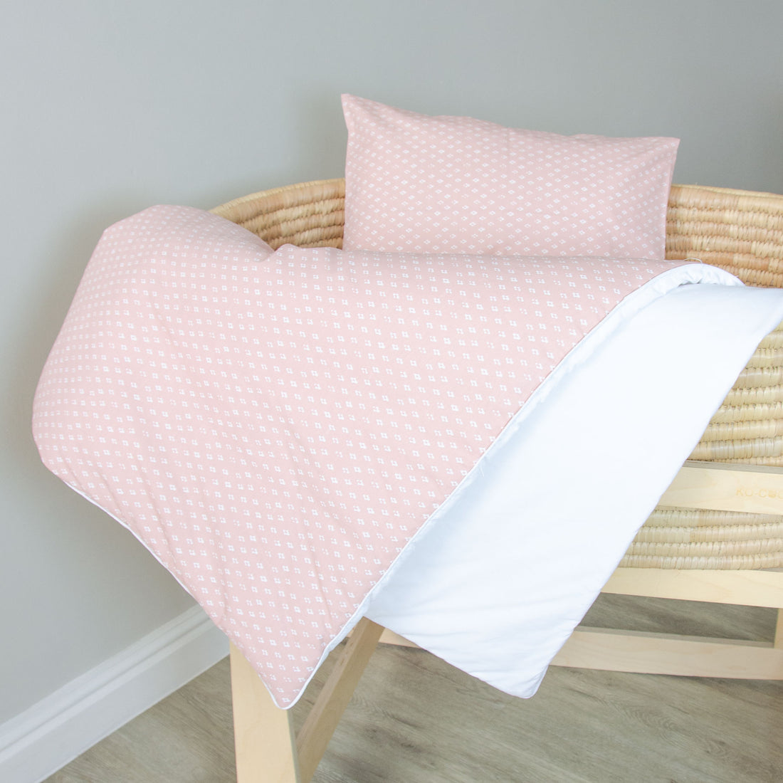 Dusty Diamond Cot Comforter & Pillowcase Set