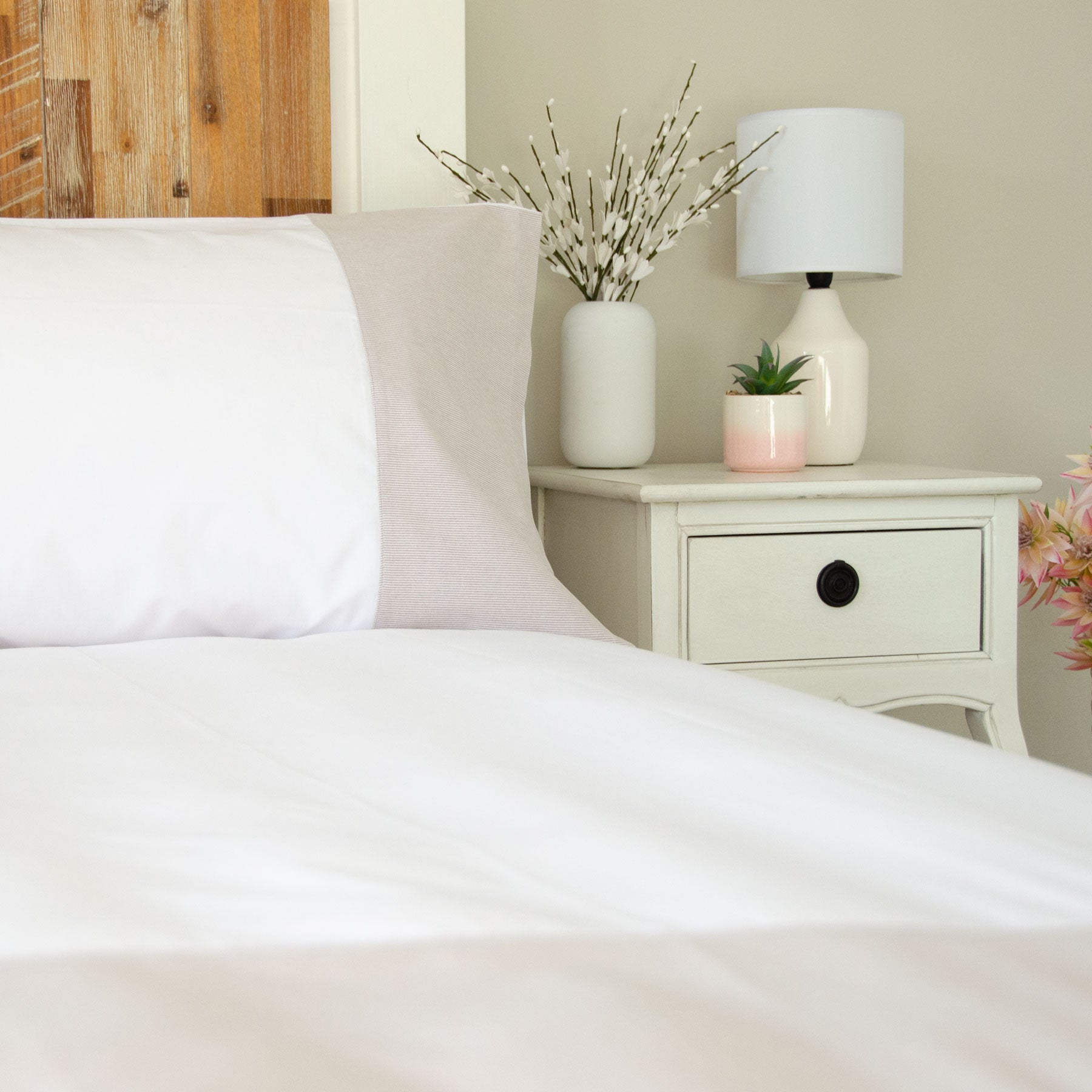 Striped Duvet Cover &amp; Pillowcase Set