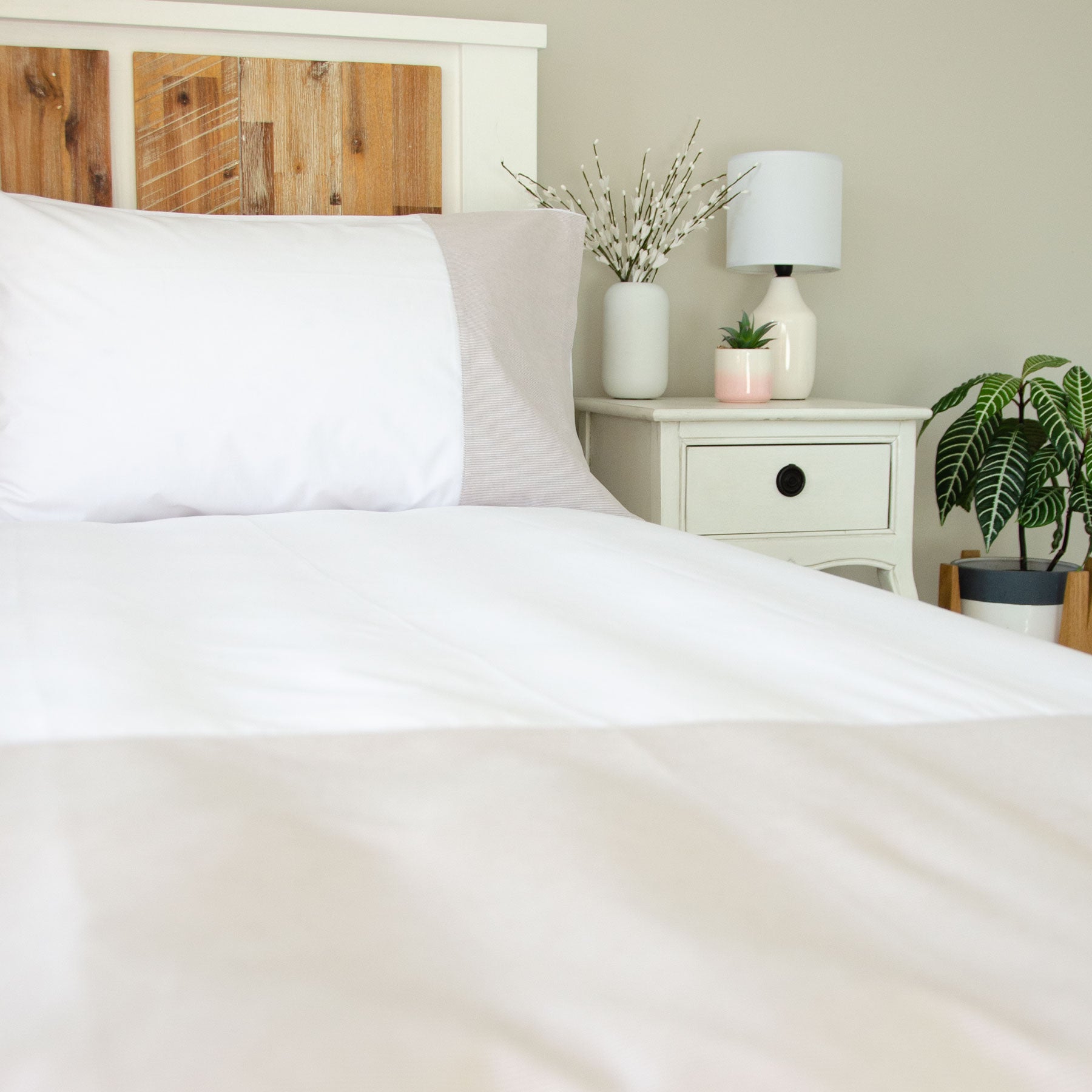 Striped Duvet Cover &amp; Pillowcase Set