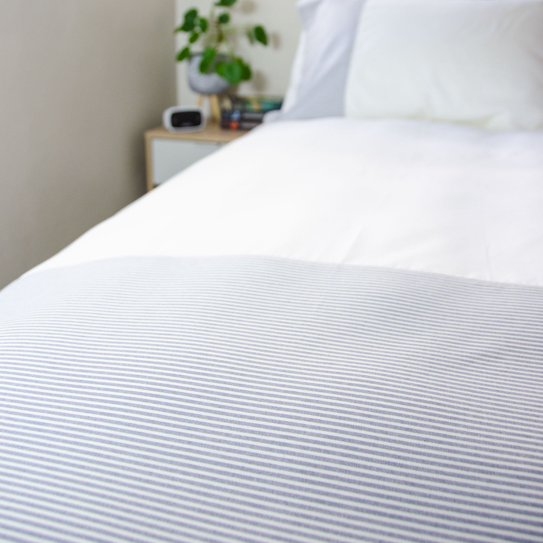 Striped Duvet Cover &amp; Pillowcase Set