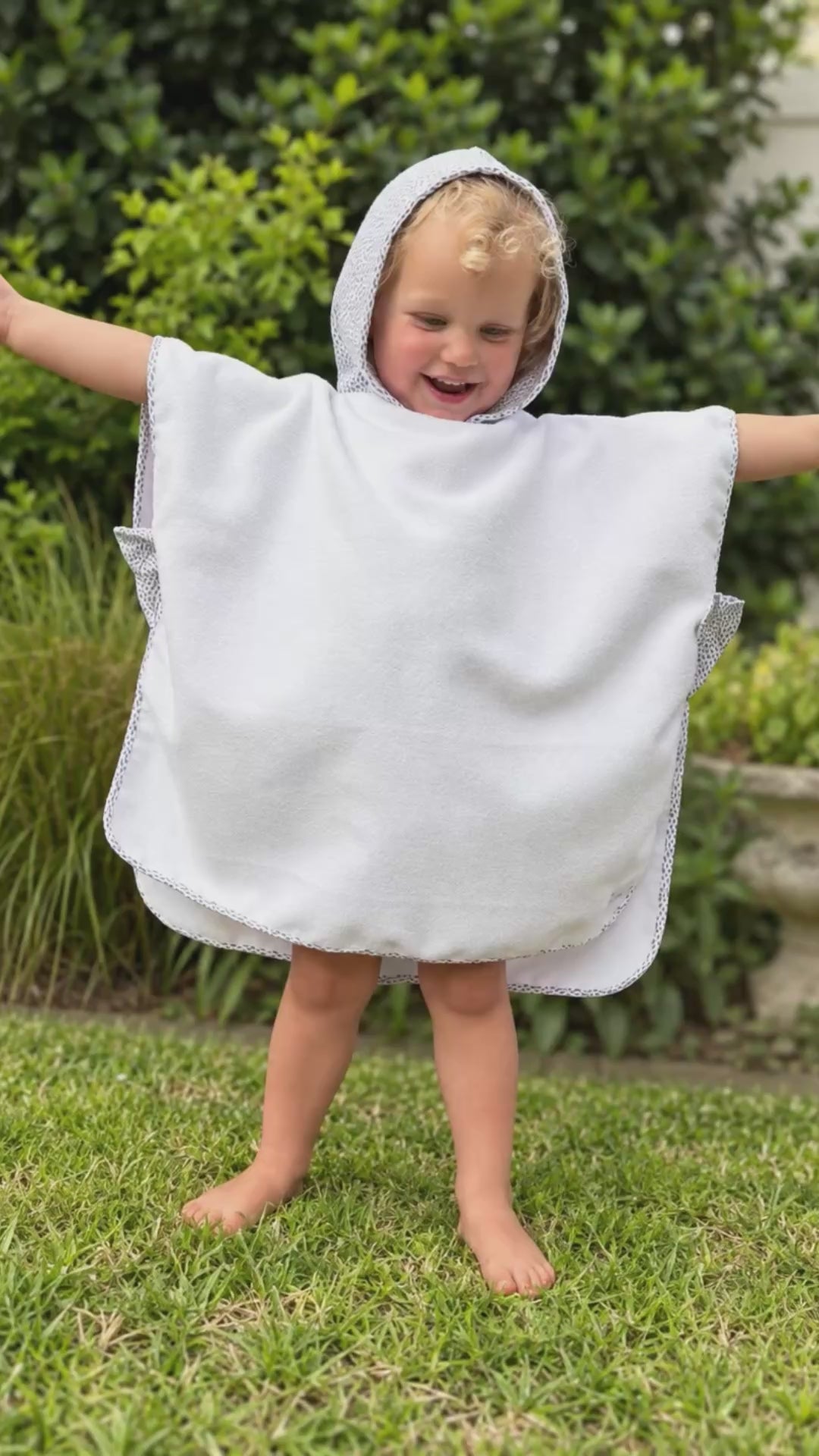 Towelling Poncho