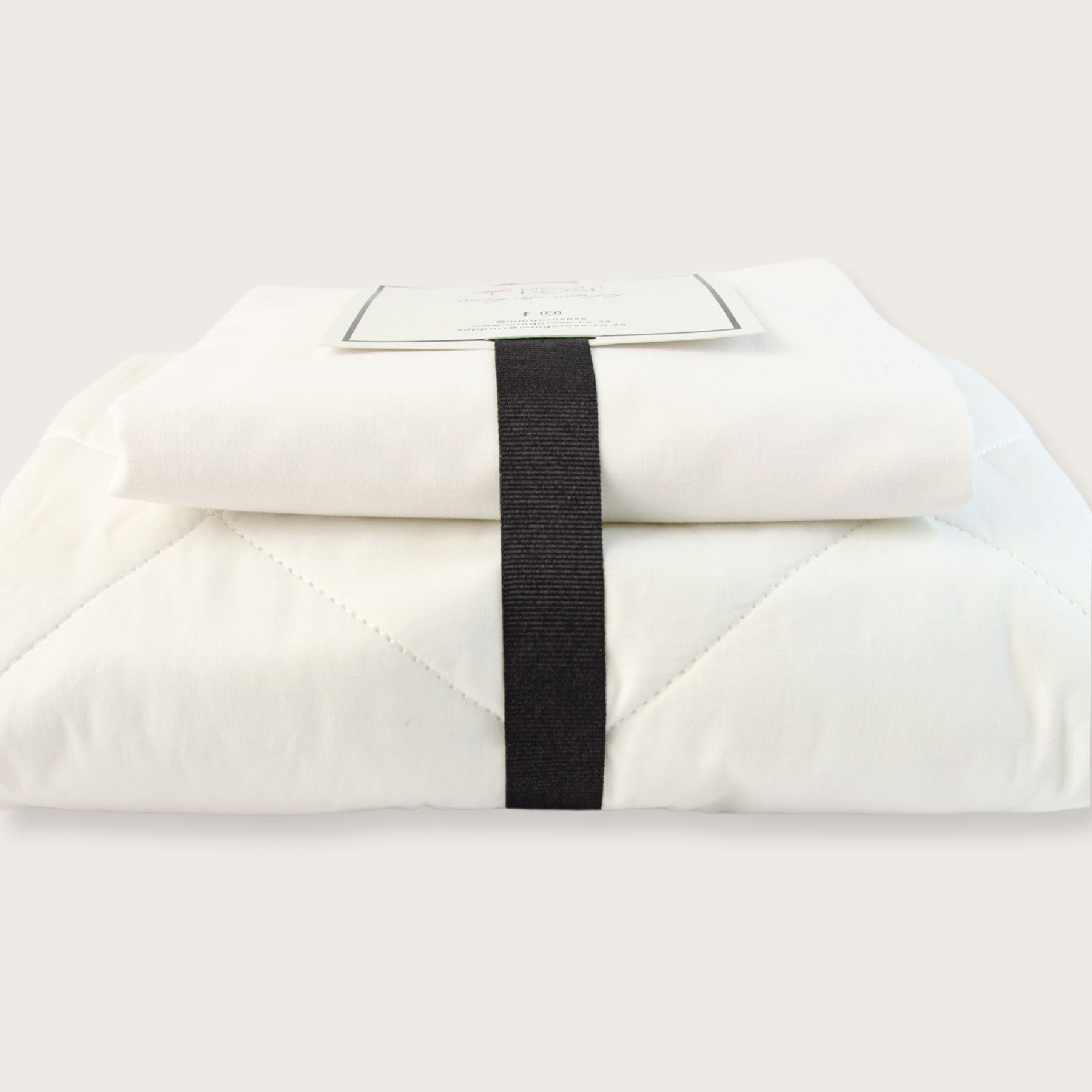 Quilted Mattress Protector &amp; Fitted Sheet Set