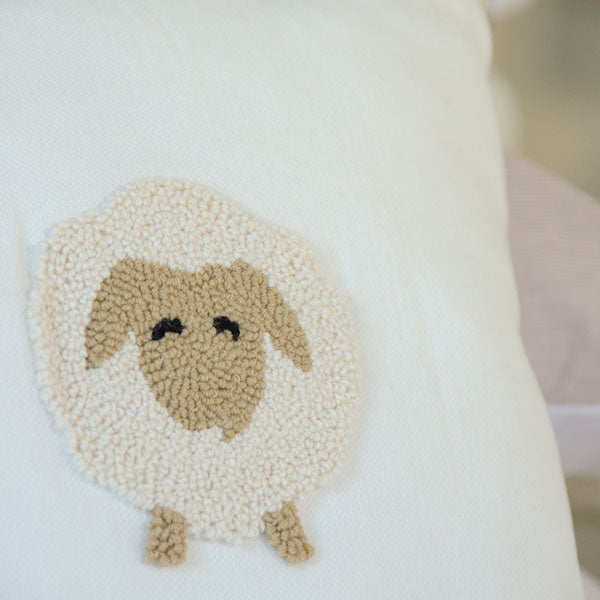 Hand-Made Sheep Decor Cushion
