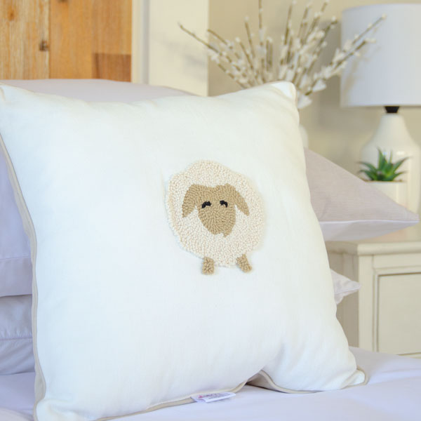 Hand-Made Sheep Decor Cushion