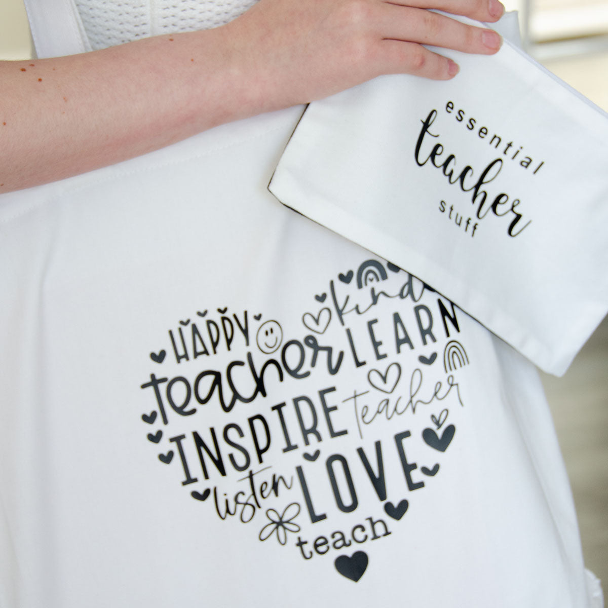Teacher Tote &amp; Pencil Case Set
