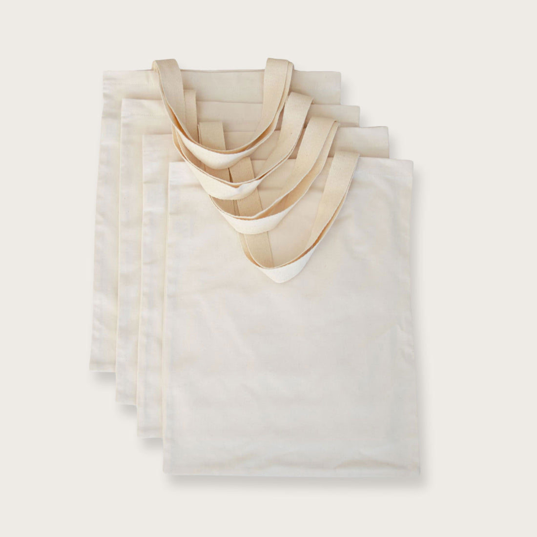 Blank Tote Shopper Bag - Set of 4