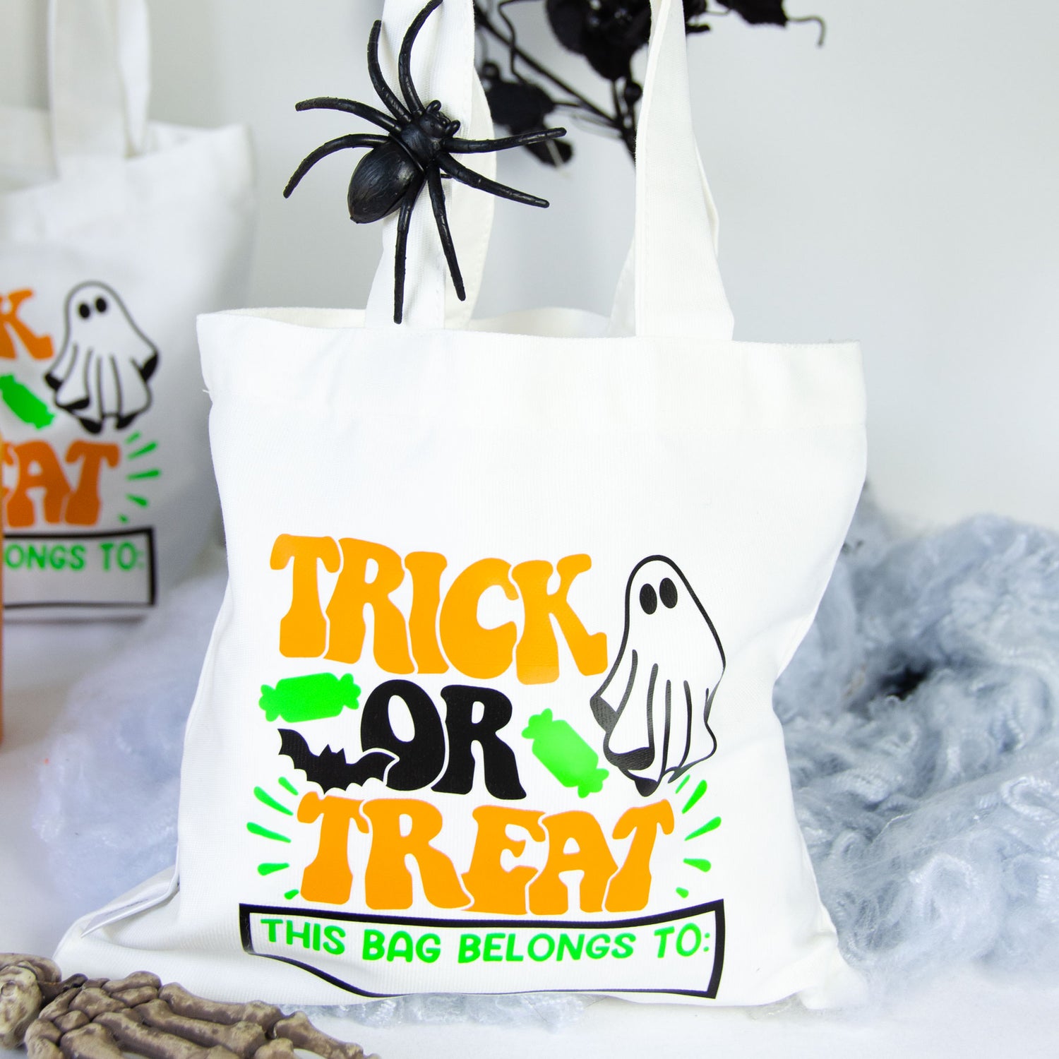 Personalised Halloween Treat Bags - Pair